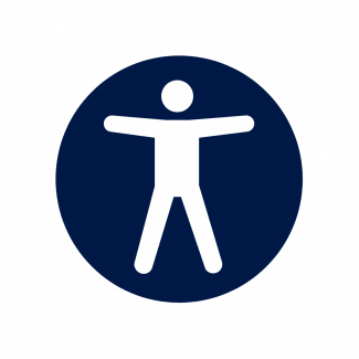 Icon with person in circle