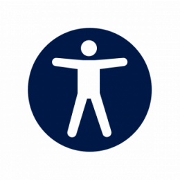 Icon with person in circle