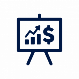 Icon with whiteboard