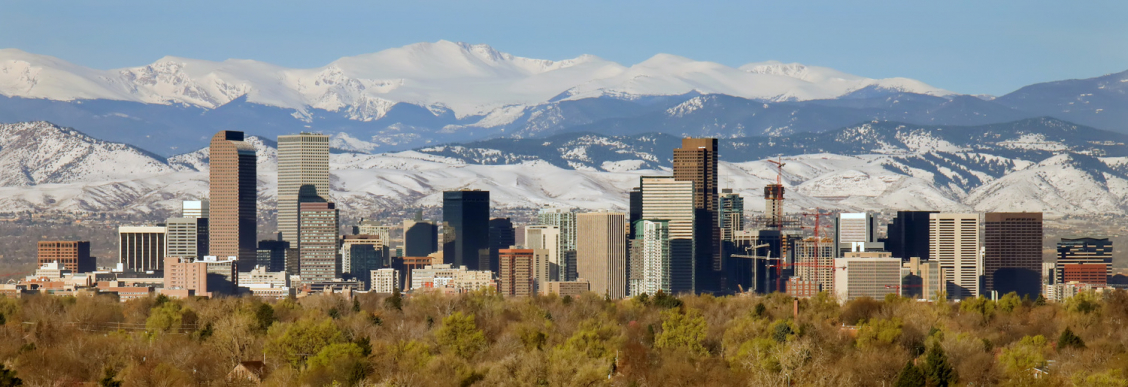 Image of Colorado with snow in the background