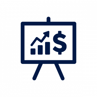 Icon with whiteboard